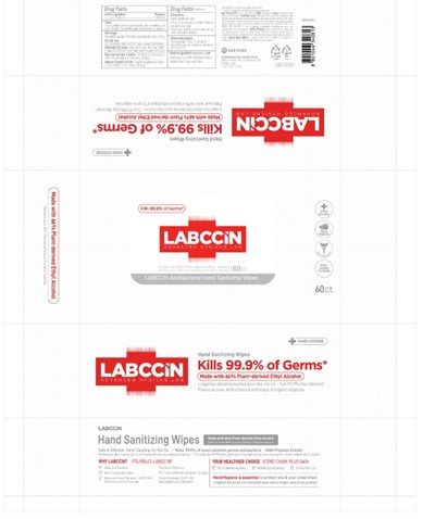 Labccin Antibacterial Hand Sanitizing Wipes 60 (Labccin Antibacterial Hand Sanitizing Wipes 60)